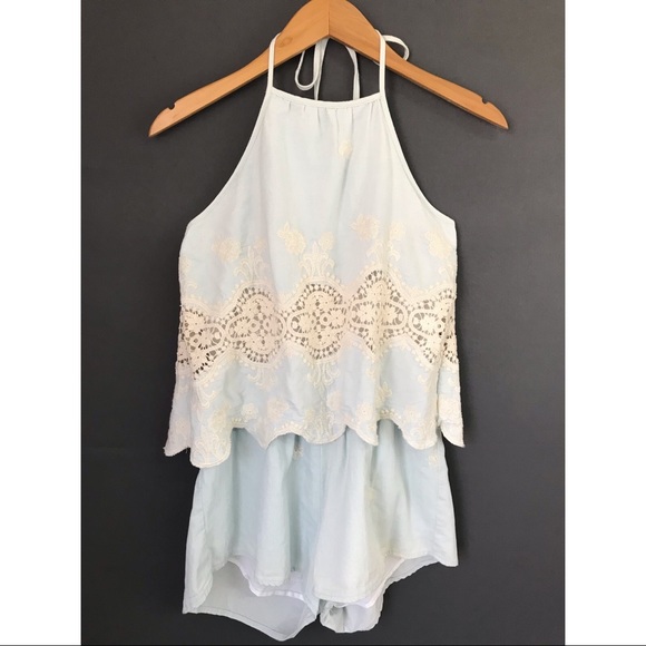 Altar'd State Pants - Altar’d State Embroidered Romper